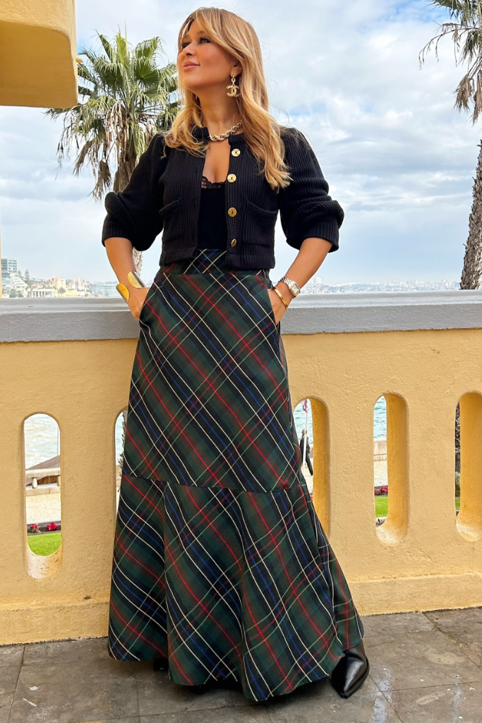 Skirt York Tartan Green Limited Ed