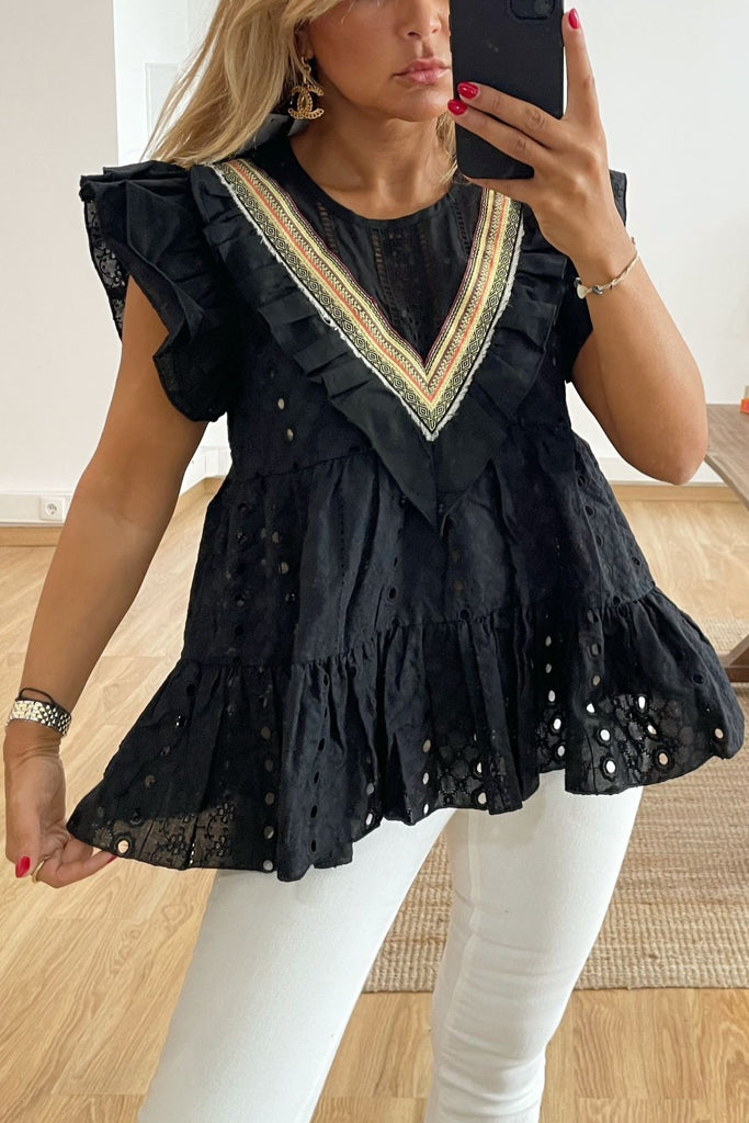 Blusa Elba Black