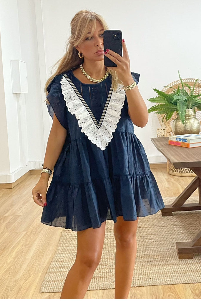Blusa/Vestido Creta Blue