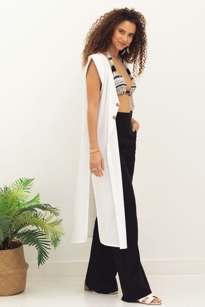 Shirt Portofino White Linho