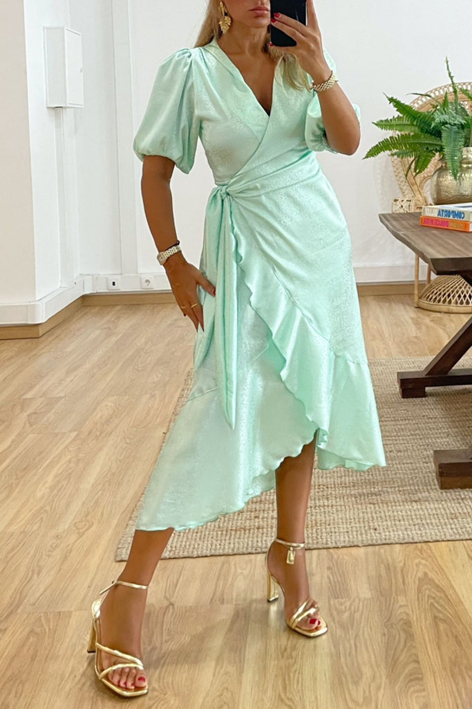 Vestido Marselha Acqua Green