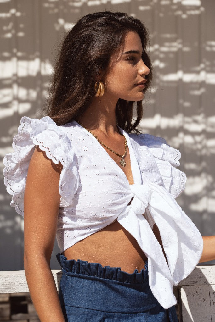 Blusa Marraquexe White