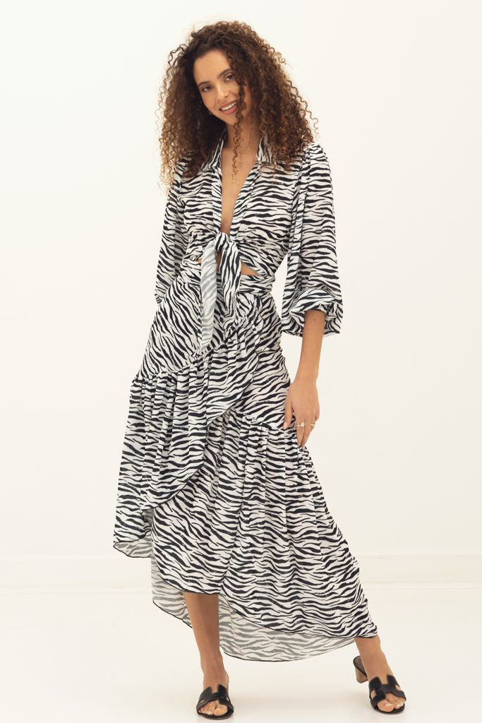 Saia Sicily Stripes Black