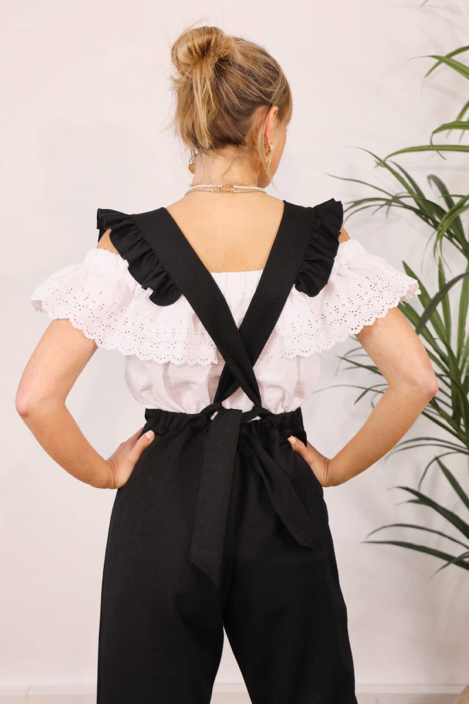 Jardineira Stella Black