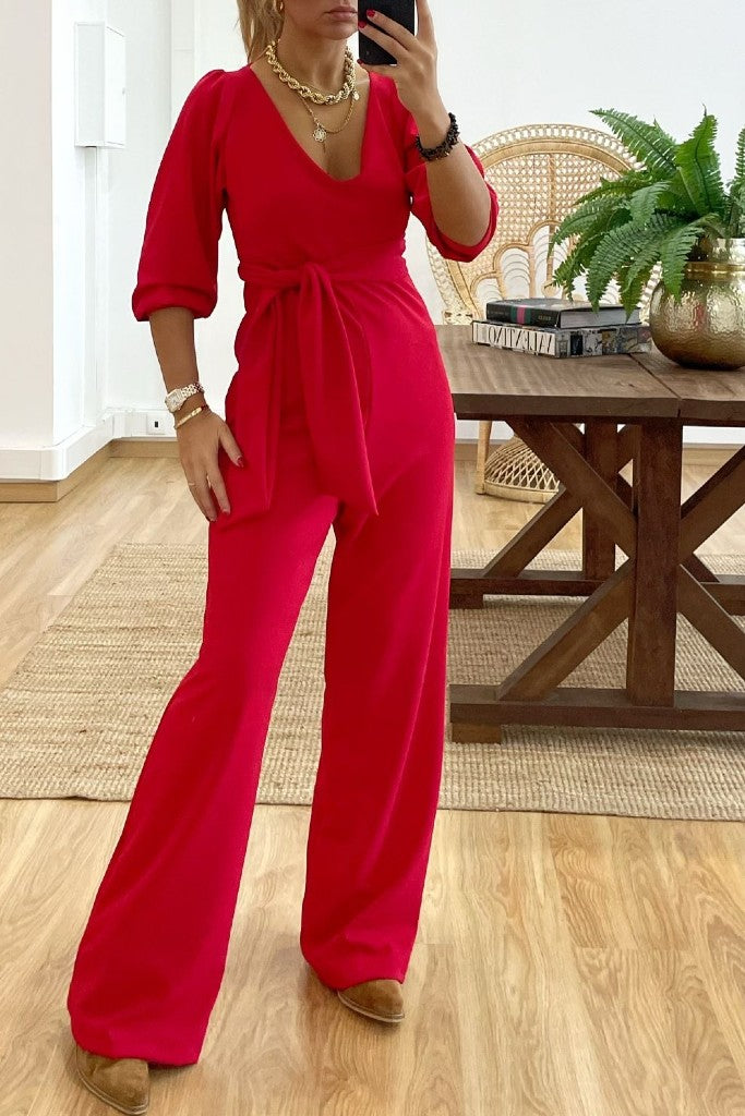 Jumpsuit Veneza Red