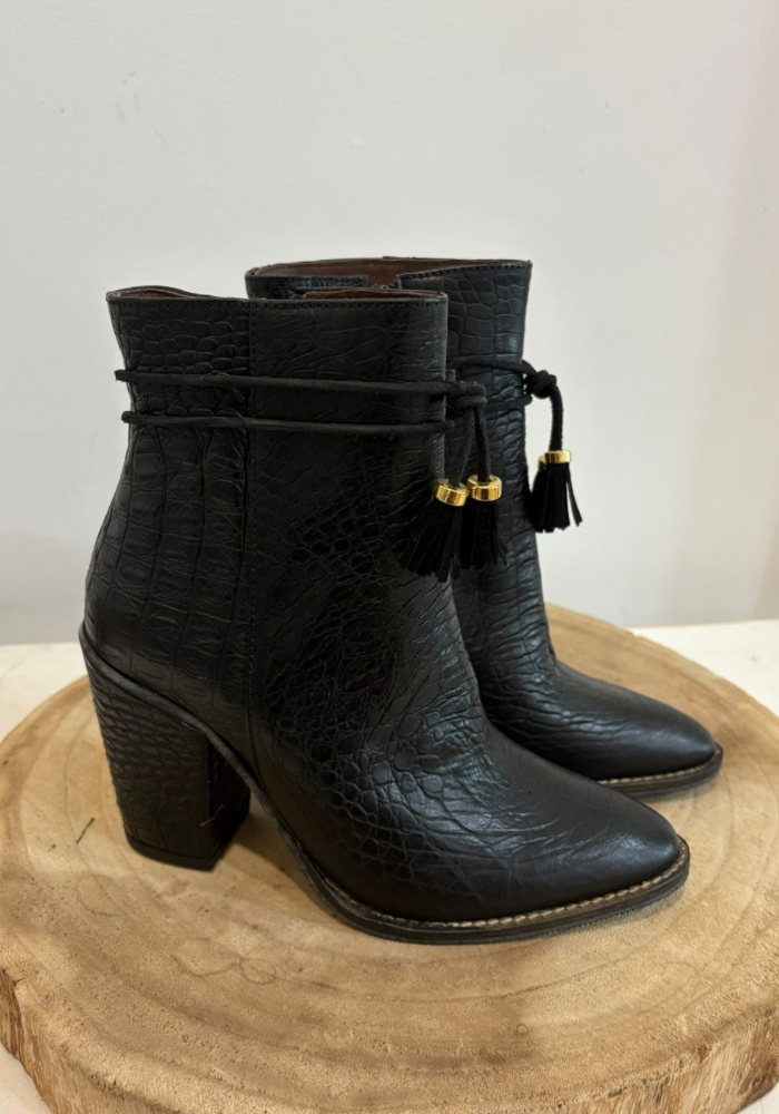 Bota Croco Black