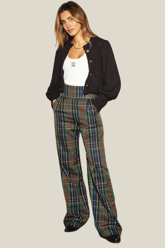 Pants Illetes Tartan Green