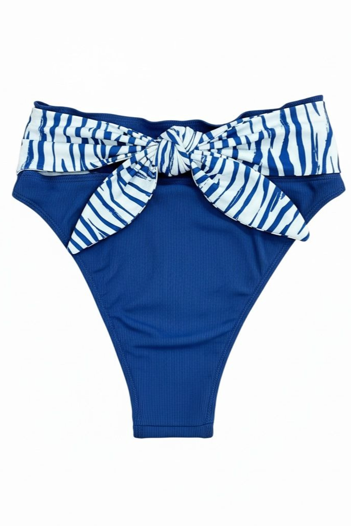 Cueca Alta Stripes Blue