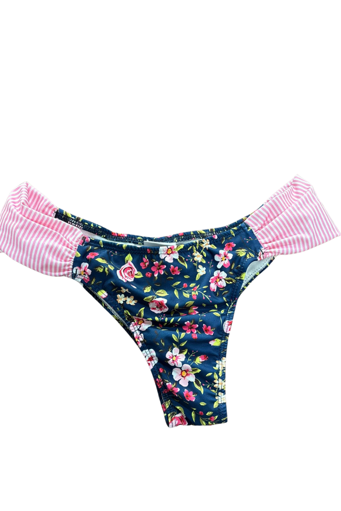 Cueca Vintage Flowers & Stripes