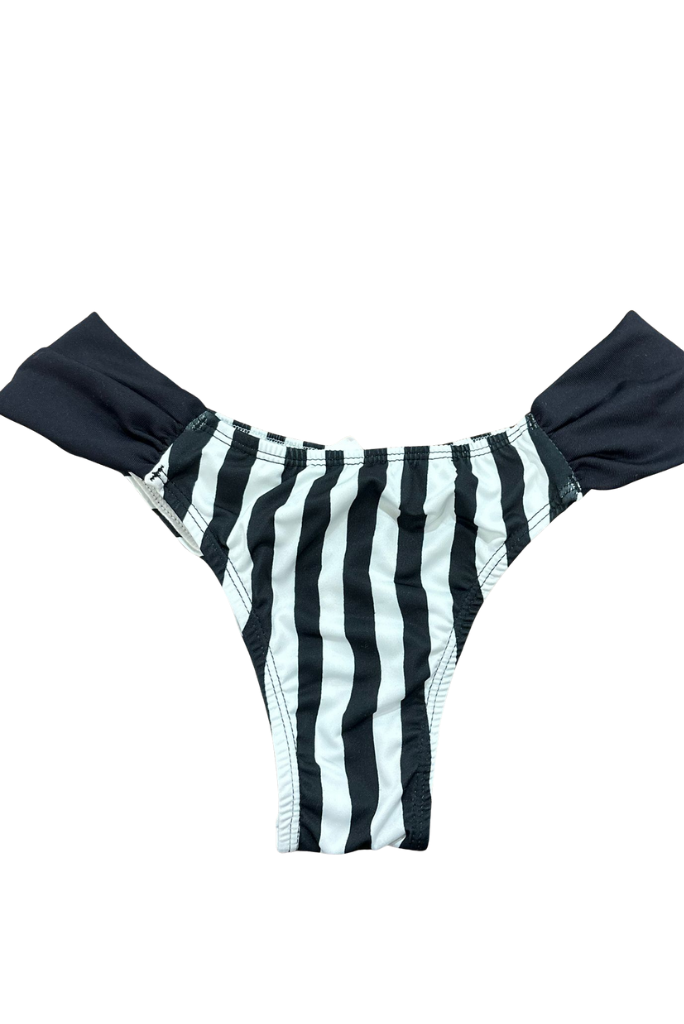 Cueca Stripes White & Black