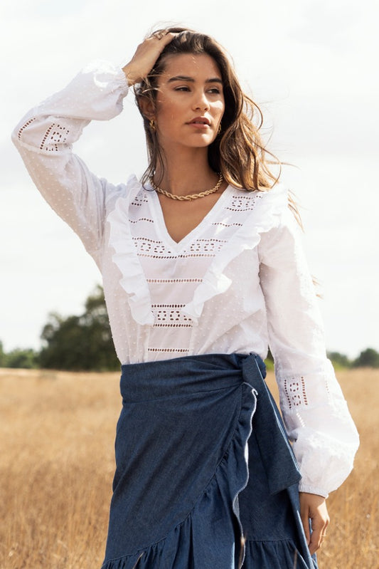 Blusa Mathilde White